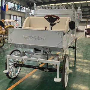 Carruaje de caballos de la princesa Cenicienta a la venta Carruajes turísticos de boda real Carruaje de caballos eléctrico de boda - Product Image 5