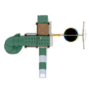 Chất Lượng Cao Liyou Sân Chơi Ngoài Trời Cho Trẻ Em Nhựa Ngoài Trời Trượt Và Đu Ống Trượt Cho Trẻ Em Chơi Bộ Nhà Sử Dụng - Product Image 3