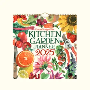 2025 Carousel Calendars 250142 Brand Emma Bridgewater Kitchen Garden Printed Wall Calendar Wire-o Binding