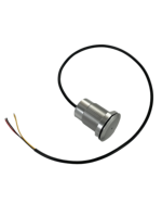 Microphone Métallique Haute Sensibilité Anti-Bruit Étanche IP67 Dispositif de Capture Audio pour Surveillance Extérieure CCTV