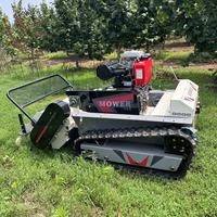 Mini tondeuse à chenilles 80/100cm largeur de coupe débroussailleuse robot de tonte de pelouse