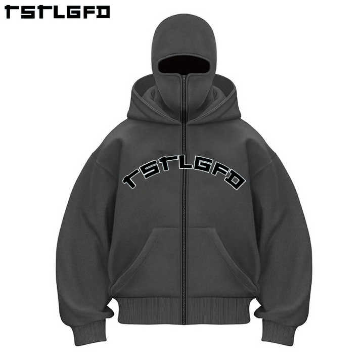 Custom Ski Ninja Mask Zip Balaclava Zip Jacket Hoodie