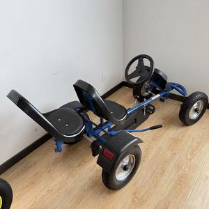 OEM Personnalisable Capacité de Charge 100kg Pédale Go Chariot 4 Roues Structure en Maille Jouet de Plage pour Adultes Matériau en Acier Durable Déplacement Facile - Product Image 3