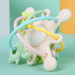 Mordedor de silicona Coan Manhattan Ball para bebés de 0 a 24 meses, juguete masticable suave - Product Image 2