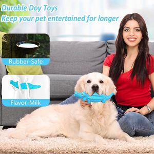 Custom Indestructible Tough Durable Natural Rubber Set Dog Teeth Cleaning Toy Food Dispensing Dog for Aggressive Chewers - Product Image 3