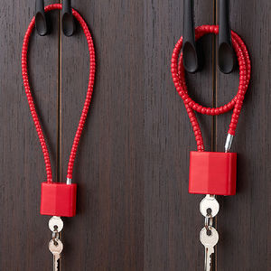 Candado de Cable de Acero de Alta Calidad, Anti-corte, Anti-incendio, con Grillete Largo de 15'' (390 mm) - Product Image 1