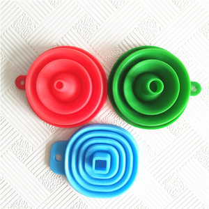 Wholesale 100% Food Grade Silicone Foldable Funnel for <b>Kitchen</b> <b>Accessories</b> Collapsible Funnel Household Silicone Products - Product Image 5