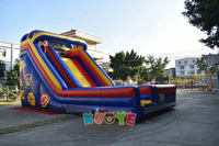 KUOYE Toboggan Gonflable Commercial Extérieur en PVC Durable Effet Galaxie, Idéal pour la Location Événementielle - Vente Flash