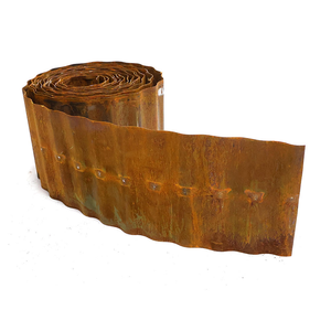 Ornement de jardin en acier métallique pour l'extérieur, bordure élégante pour pelouse, pour la décoration et l'aménagement paysager - Product Image 5