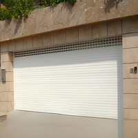 Porte à enroulement électrique en alliage d'aluminium sur mesure, porte automatique antivol pour magasin, devanture de magasin, garage, certifiée CE, sur mesure
