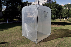 Pop Up – serre/maison de <span class=keywords><strong>jardin</strong></span>/cloche en poly avec couverture d'écran en PVC transparent pour fruits et légumes - Product Image 2
