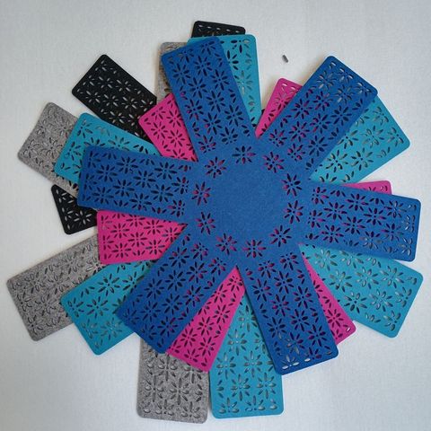 Hot Sale Factory Customized Pot Mat, European-style Hollow Non-stick Pot Protective Mat, Heat-insulating Felt Pot Mat