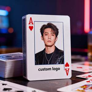 Cartes à jouer en papier de haute qualité, cartes à jouer personnalisées avec boîte cadeau, jeu de cartes personnalisé avec des personnages d'anime - Product Image 2