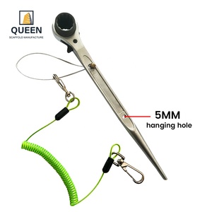 LINYIQUEN Llave <span class=keywords><strong>de</strong></span> trinquete <span class=keywords><strong>de</strong></span> doble cabeza <span class=keywords><strong>de</strong></span> acero <span class=keywords><strong>de</strong></span> grado industrial 19x22mm para tornillos <span class=keywords><strong>de</strong></span> andamios - Product Image 5
