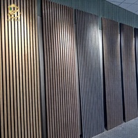 Panneau mural en bois MDF pour intérieur, panneau mural en WPC pour design DIY