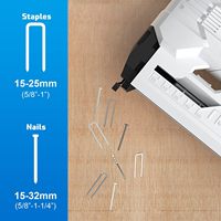 Agrafeuse électrique sans fil 20V Brad Cloueuse pour tapisserie d'ameublement et menuiserie, agrafes