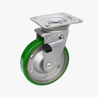 Roulettes pivotantes pour chariot industriel à charge lourde 230-450 kg, roulettes pivotantes de 4, 5, 6, 8 pouces