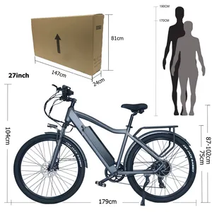 Vélo électrique pliable 48V 500W 21 vitesses Ebike vélo électrique pour adultes