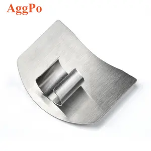 In Acciaio Inox Taglio di Alimenti di Origine Vegetale Finger Protector Guard Attrezzo Della Cucina Evitare Coltello Male Per Affettare Mano Sicuro Guscio In Metallo