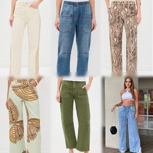 Pantalons droits taille haute pour femmes, jeans décontractés extensibles, livraison aléatoire - Product Image 4