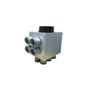 Boîte de distribution de <span class=keywords><strong>ventilation</strong></span> de coton insonorisée en aluminium de plaque de <span class=keywords><strong>zinc</strong></span> matériel de port d'argent 1-14 - Product Image 3