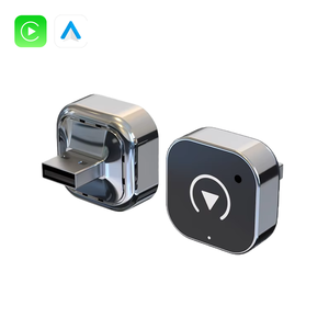 <span class=keywords><strong>Adaptateur</strong></span> CarPlay sans fil 2-en-1 Plug&Play compatible avec les systèmes automobiles intelligents VW Toyota <span class=keywords><strong>Nissan</strong></span> Honda Ford Benz - Product Image 1