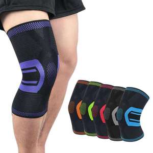 Rodillera de compresión para hombre, para correr y trabajar, protector deportivo de rodilla tipo manga - Product Image 2