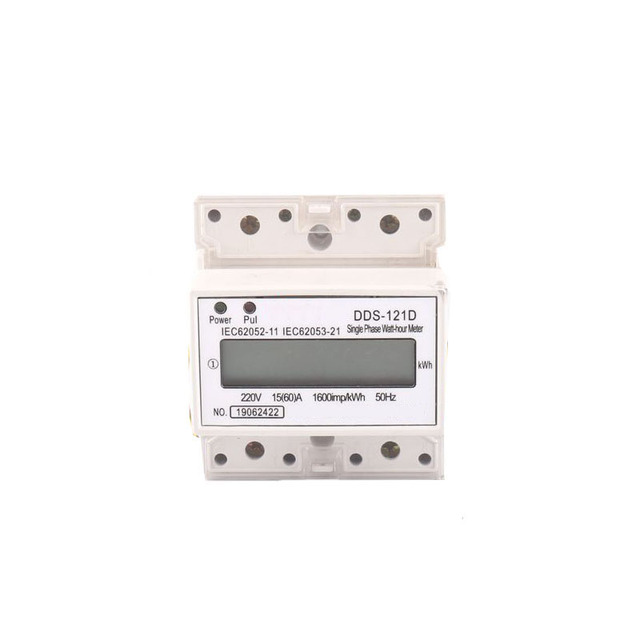 DDS-121D LCD Track Meter 4P 220V Household Single Phase Electric Energy Meter