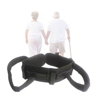 Ceinture de transfert pour la rééducation des patients, noire, en maille respirante, en tissu Oxford, dispositif d'assistance pour la santé et le massage - Product Image 2