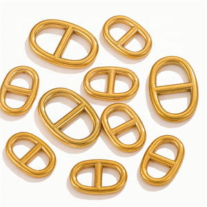 Yiwu aceon thép không gỉ dày vòng dây bình thường thương hiệu phong cách hình bầu dục trứng Nhật Bản từ hình dạng kết nối quyến rũ - Product Image 2