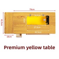 Pédale jaune pour machine à coudre de style ancien, accessoire de table pour usage domestique, compatible avec les marques Butterfly/Flying Man/Shanghai Bee