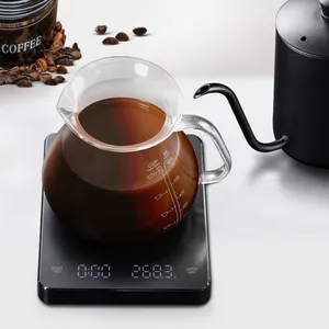 कैनी घरेलू स्वास्थ्य रसोई स्केल 0.1 ग्राम 3 किग्रा टाइप-सी चार्जिंग डिजिटल टाइमर कॉफी वजन स्केल