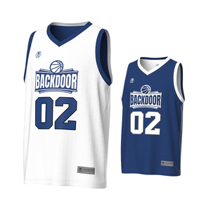 Maillot de basket-ball personnalisé double face 100% polyester à séchage rapide, débardeur de sport pour homme, vêtements de basket-ball réversibles - Product Image 1