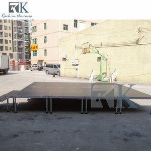 DJ Catwalk Adjustable Height Modular Outdoor Aluminum Wedding <b>Stage</b> Portable Event <b>Stage</b> <b>Platform</b> - Product Image 4