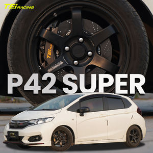 ชุดเบรกใหญ่ TEI P42 SUPER 4-พิสตัน พร้อมจานเบรกสมรรถนะสูง ขนาด 286*24 มม./296*24 มม. สำหรับรถยนต์ <span class=keywords><strong>Jazz</strong></span> Fit GK5/GK3 ปี 2013-2019 ล้อขนาด 16 นิ้ว - Product Image 6