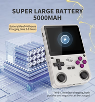 Console de jeu portable rétro V20, 64 Go, écran IPS HD de 3,5 pouces, 5000 mAh, Linux open source pour simulateurs GBA NDS SFC