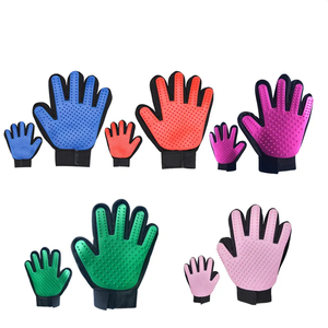 Guantes de aseo para mascotas, cepillo de baño para mascotas, Material TPR para perros, productos de limpieza y aseo para mascotas, limpieza de pelo para gatos - Product Image 6