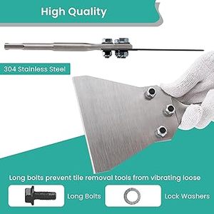Ciseau à froid Evian de 5 pouces SDS Plus (acier 40Cr) Élimine facilement les carreaux Planchers en bois dur Compatible avec tous les marteaux rotatifs SDS-Plus - Product Image 4