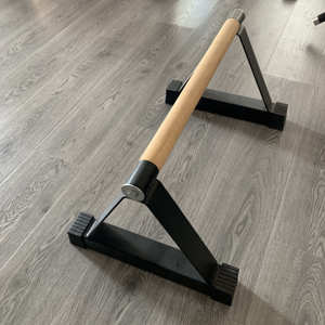 Livraison rapide Parallettes en bois push up <span class=keywords><strong>bar</strong></span> pour parallettes de gymnastique de fitness par gravité - Product Image 4
