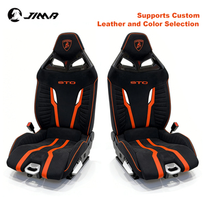 Coppia di Sedili Super Sport Personalizzabili per <span class=keywords><strong>Lamborghini</strong></span> EVO STO Huracan, Opzioni in Pelle e Cuciture Disponibili 4T3882023 - Product Image 1