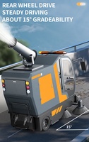 Énorme Balayeuse de Sol Électrique Autoportée à Batterie pour le Nettoyage Urbain – Équipement de Balayage Automatique