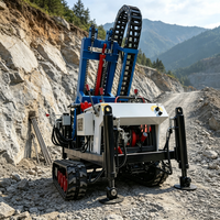 Mini-foreuse hydraulique DTH compacte pour trous de dynamitage, machine de forage de roche pour l'exploitation en carrière et en mine ouverte