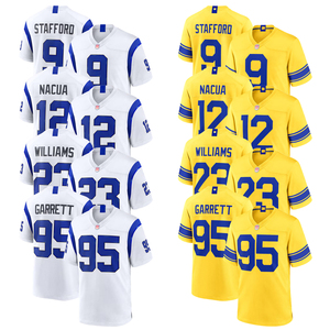 Maillot de football américain classique 2026 Sol Fearsome blanc Los Angeles, brodé, pour jeunes, tenue de sport - Product Image 1
