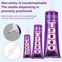 Zhanlida T9000 110ml Adhésif artisanal pour la restauration du bois, du cuir, du plastique, du caoutchouc, du papier, du verre, des textiles, de la céramique, des fibres et du métal