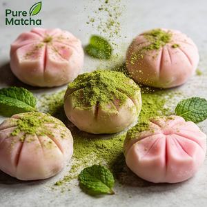 Thé vert matcha biologique en poudre pure, vitamine 99%, emballé sous vide, authentique, certifié halal, USDA, en vrac - Product Image 4