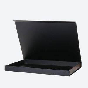 Luxury XXL Extra Shallow Black <b>Magnetic</b> Closure Packaging Dress <b>Box</b> - Product Image 4