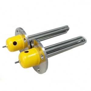 Calentador de agua eléctrico industrial de inmersión tubular con brida para elemento calefactor de líquidos - Product Image 6