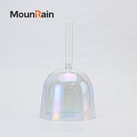 Ensemble de bols chantants en cristal, instruments de guérison sonore, produits en verre de quartz, méditation, yoga, fabricant OEM, alchimie