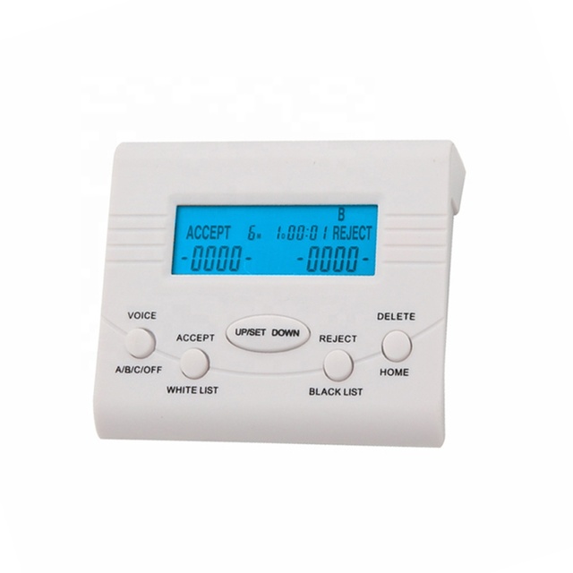 Whitelist Call Blocker Device for Only Allowed Phone Numbers and Blacklist Call Blocking Caller ID Box for All Nuisance Calls