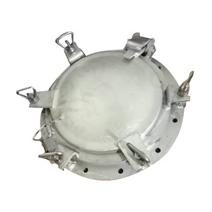 Hublot rond étanche en alliage d'aluminium pour bateaux et yachts, quincaillerie marine soudée - Product Image 1